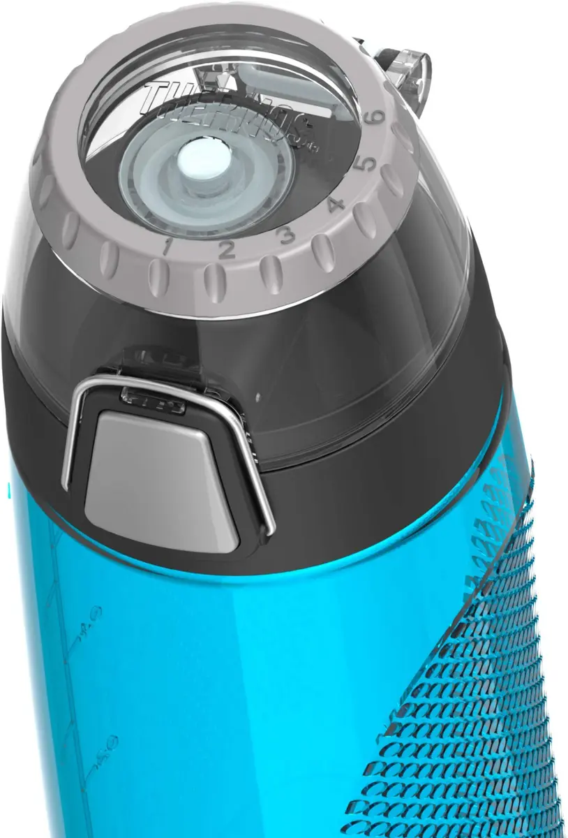 Thermos Intak 24-Ounce Tritan Hydration Bottle with Meter (Teal), One Size, BPA Free, Reusable - view 3
