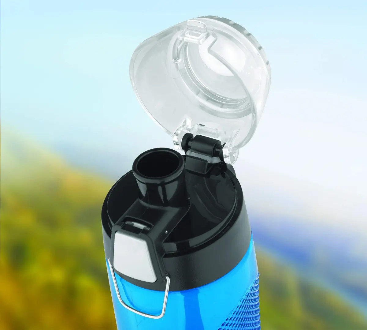 Thermos Intak 24-Ounce Tritan Hydration Bottle with Meter (Teal), One Size, BPA Free, Reusable - view 4