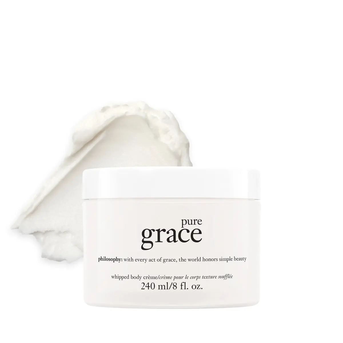 philosophy Pure Grace Whipped Body Crème 237ml (8 Fl Oz) | Luxury Scented Body Lotion - main product image