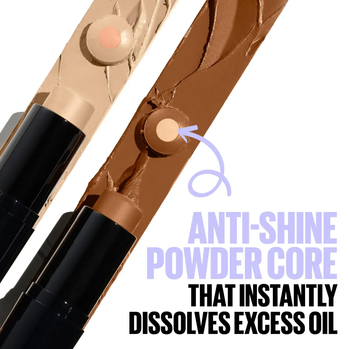 Maybelline Fit Me Shine-Free Foundation Stick, Buff Beige 9.07g (0.32 oz) | Natural Matte Coverage for Oily Skin - view 7
