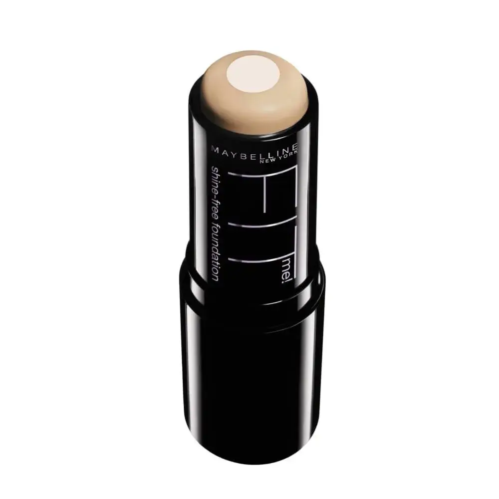 Maybelline Fit Me Shine-Free Foundation Stick, Classic Ivory, 9.07 g (0.32 Oz) | Matte Coverage for Oily Skin - main product image