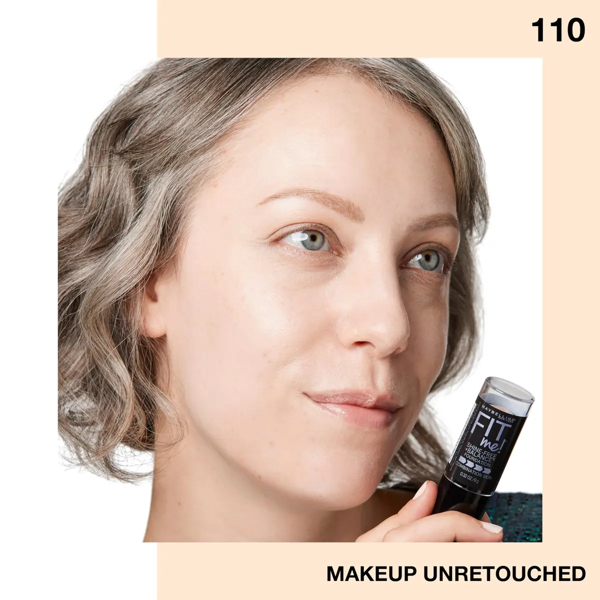 Maybelline Fit Me Shine-Free + Balance Foundation Stick 0.32oz | Matte, Natural Finish for All Skin Types - view 6