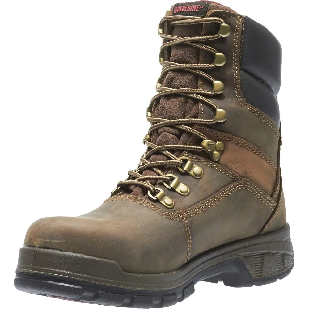Wolverine Men's Cabor Waterproof 8" Work Boot, Dark Brown, 7 M US | Composite Toe & Waterproof Leather - view 6