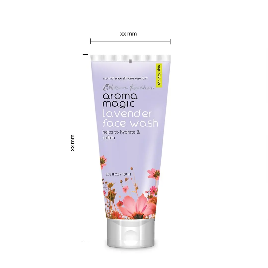 Aroma Magic Lavender Face Wash | Hydrates & Softens Skin | Helps Prevent Aging | Soothing & Refreshing Facial Cleanser | for Dry Skin | 3.38 Fl Oz/100ml - view 4