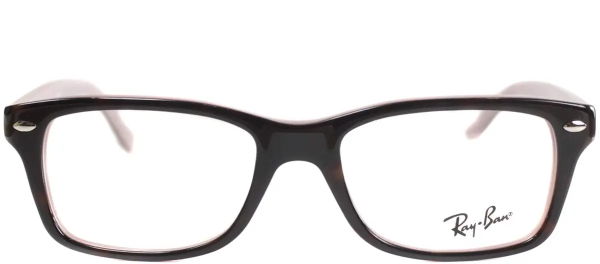 Ray-Ban Junior Kids' RY1531 Square Prescription Eyeglass Frames, 48 mm | Classic Havana Pink Style - view 2