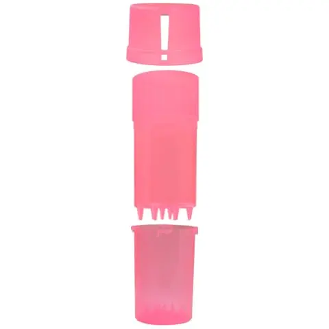 Medtainer Storage Container with Built-in Grinder, Pink, 4.6 cm (1.6 in) x 11 cm (3.6 in) | Air-Tight & Water-Tight - view 3