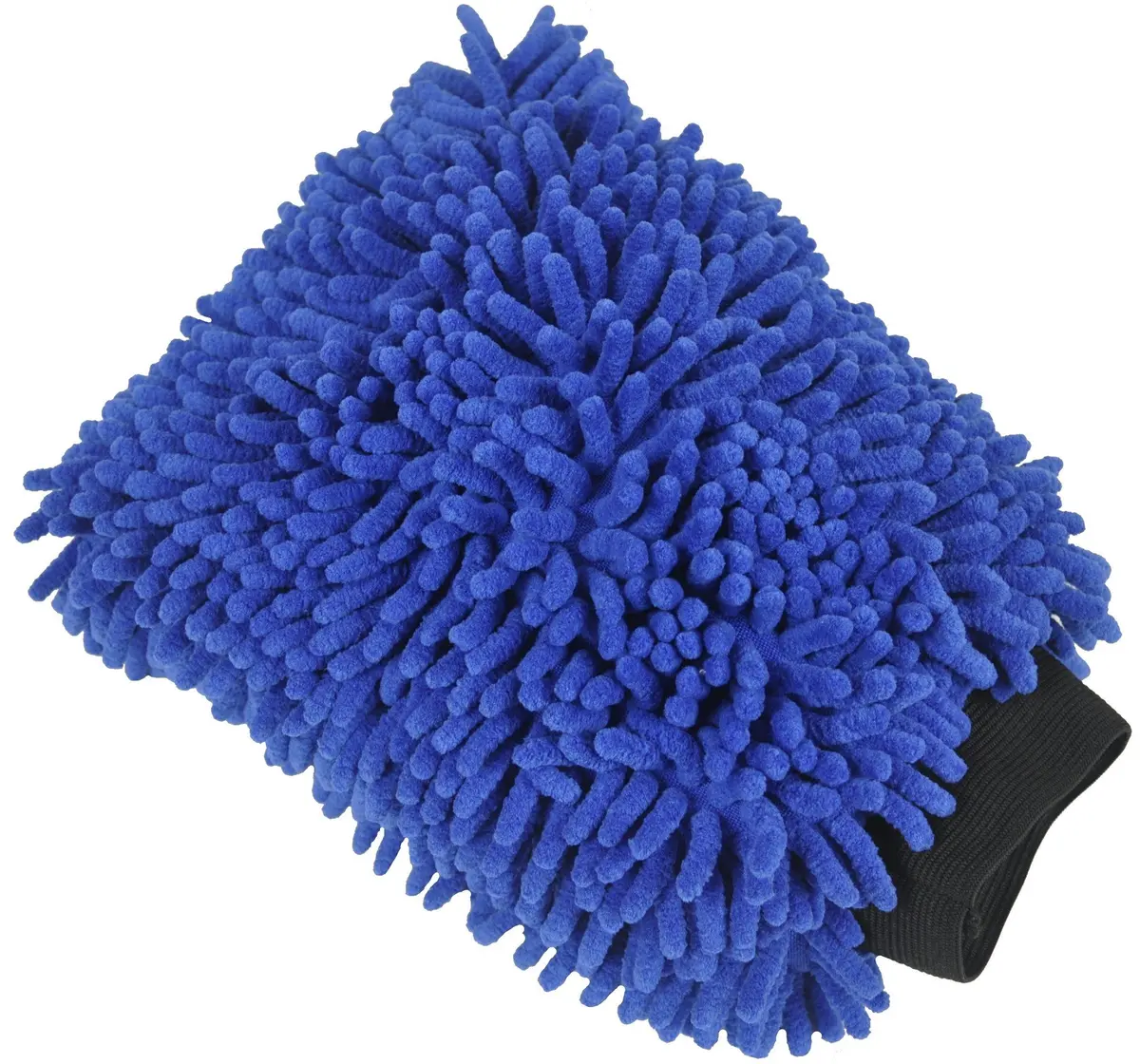Detailer's Preference Double-Sided Chenille Microfiber Wash Mitt | Scratch-Free, Absorbent, Reusable, Blue - main product image