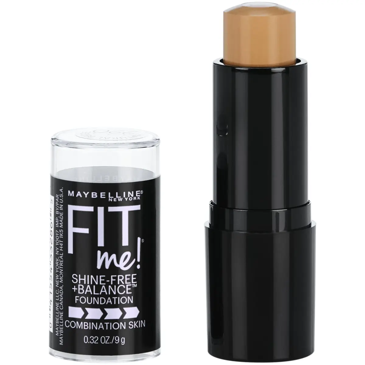 Maybelline Fit Me Shine-Free 220 Natural Beige Foundation Stick, 0.32 oz (Pack of 1) | Matte Finish for Oily Skin - main product image