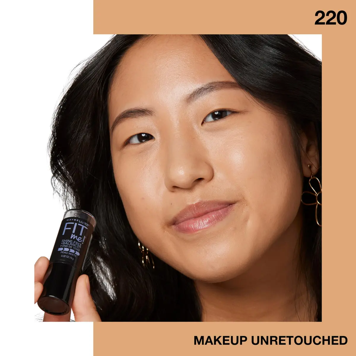 Maybelline Fit Me Shine-Free + Balance Foundation Stick 0.32oz | Matte, Natural Beige, Multi-Use - view 6