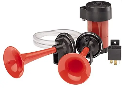 Hella 003001651 2-Trumpet 12V Air Horn Kit, Multi | 118dB Safety Horn with Compressor - main product image