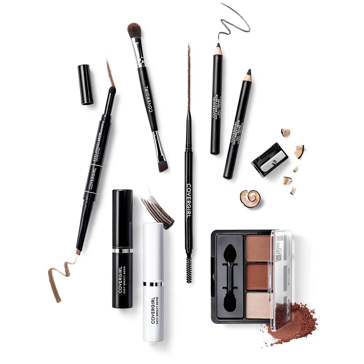 CoverGirl Easy Breezy Brow Fill + Define Brow Pencil 0.06oz | Long-Lasting, Deeply Pigmented, Blendable Formula - view 4