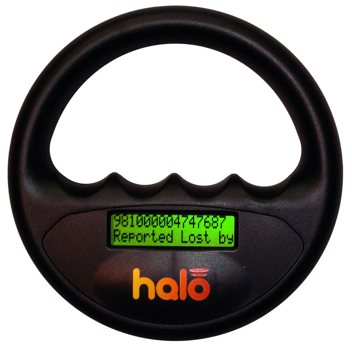 Pet Technology Store Halo Microchip Scanner Black, 13.5cm (5.3in) x 3.3cm (1.3in) | Reads ISO FDX-B & FDX-A Microchips - main product image