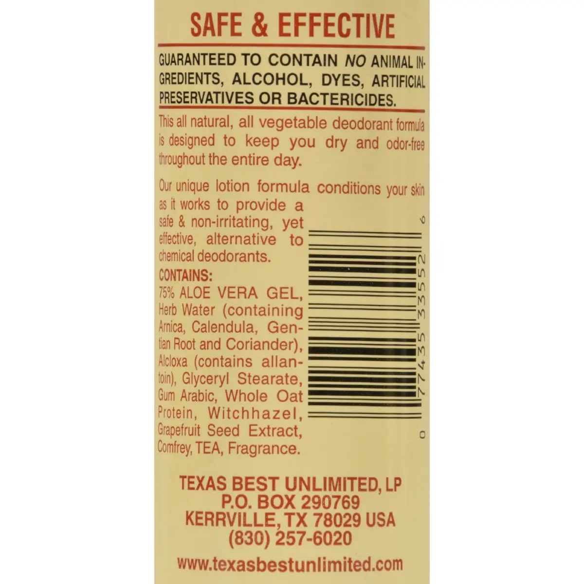 Alvera All Natural Roll-On Deodorant Aloe & Almonds 89 ml | Long-Lasting Natural Protection - view 2