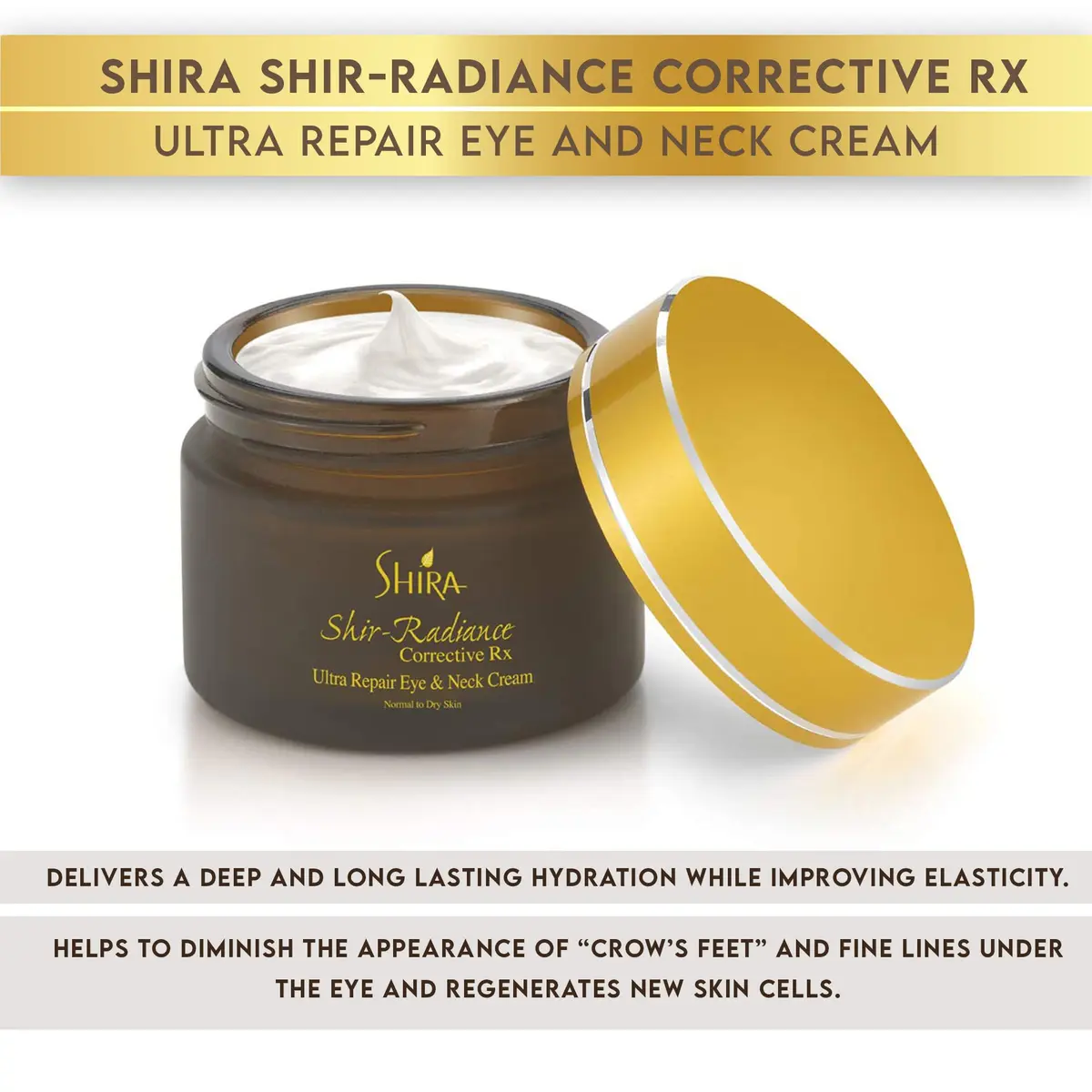 Shira Ultra Repair Eye & Neck Cream 30ML | Nourishes & Hydrates for Dry Skin - view 2