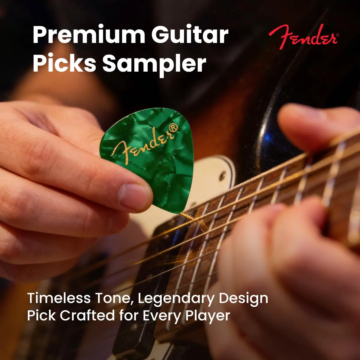 Fender Premium Guitar Picks Sampler 24 Pack | Includes Thin, Medium & Heavy Gauges for Versatile Play - view 2
