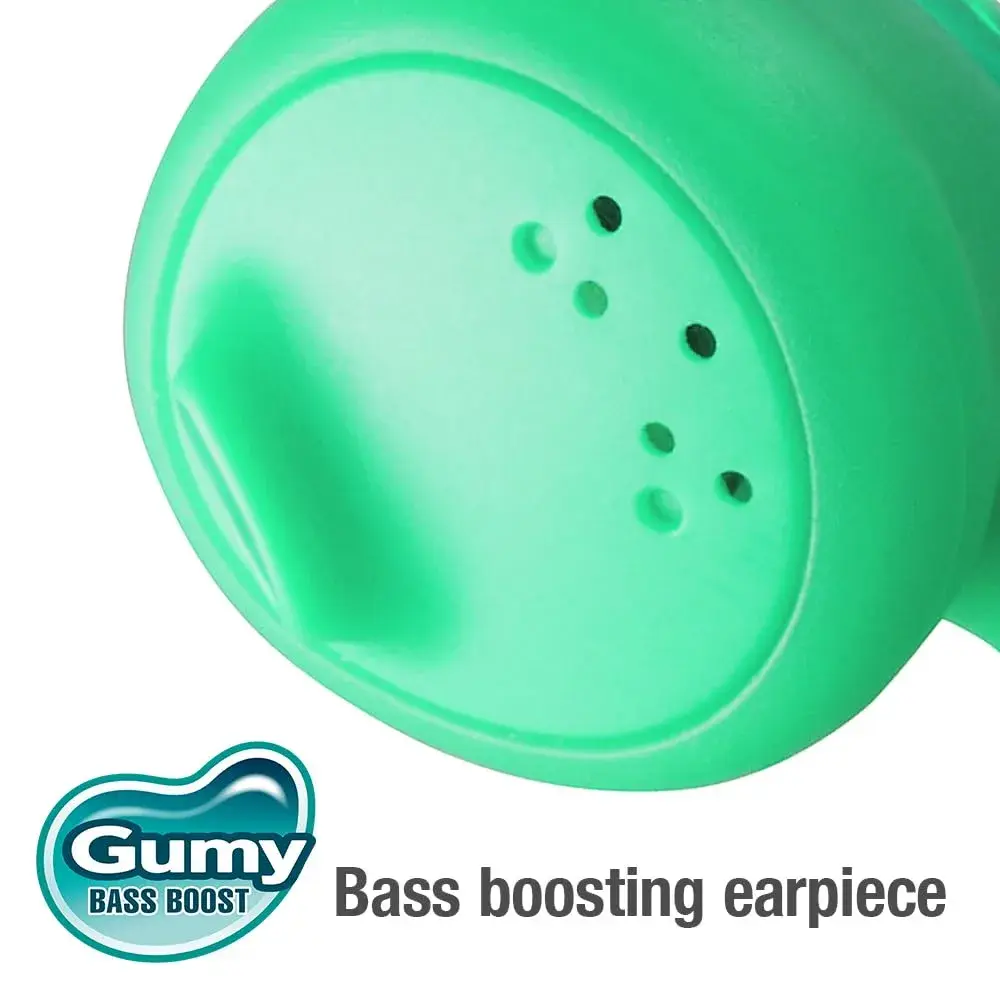 JVC Gumy Ear Bud Headphones Pink | Wired In-Ear with Bass Boost & Tangle-Free Cord (1.0m) - view 5