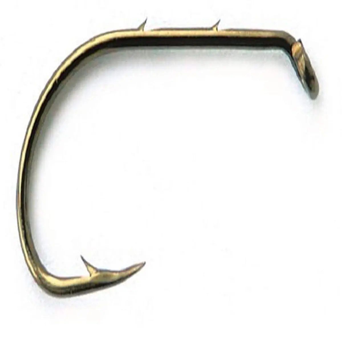 Mustad Baitholder Hook Size 4 | 2X Strong, Short Shank, Down Eye, Bronze - main product image