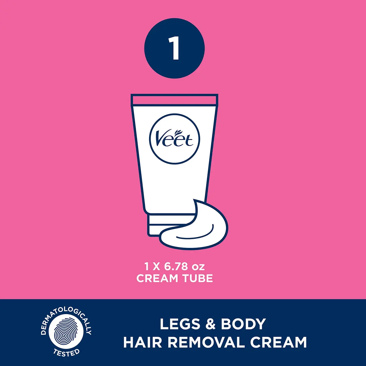 Veet Hair Removal Cream for Women, Depilatory for Legs & Body, 6.78 Fl Oz | Sensitive Skin Formula with Aloe Vera & Vitamin E - view 2