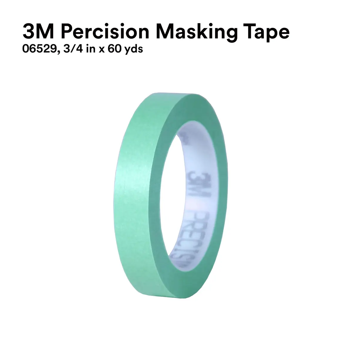 3M Precision Masking Tape, 06529, 3/4 in x 60 yds | Ultra Thin, Sharp Edges for Automotive Painting - view 2