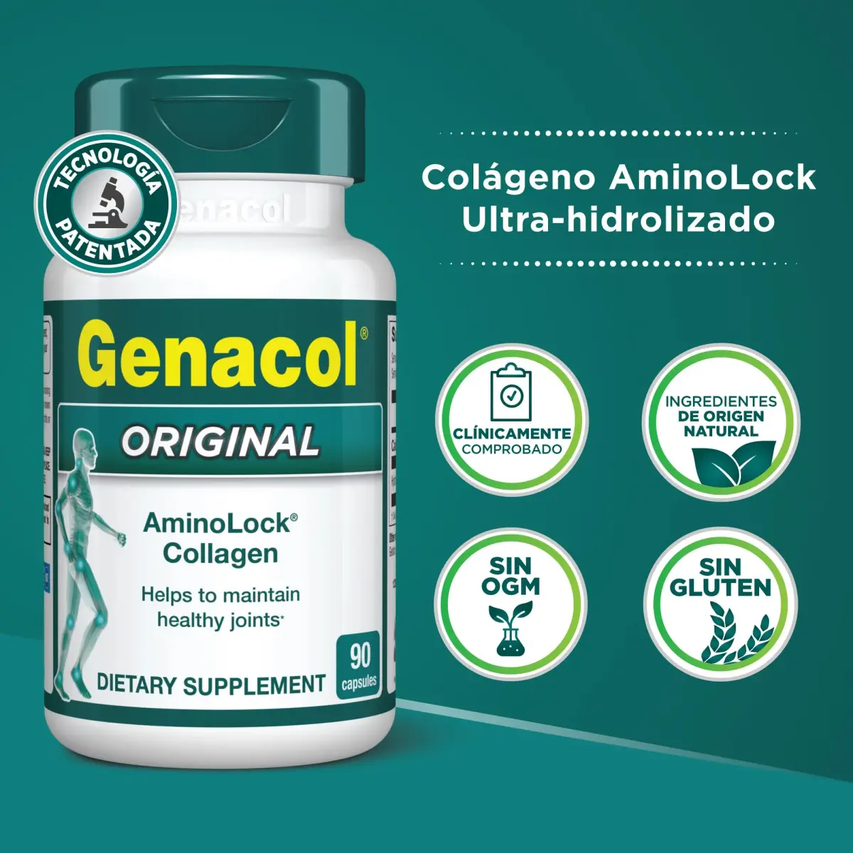 Genacol Original Hydrolyzed Collagen Joint Supplement 90 Capsules | Supports Joint Health & Mobility - view 3