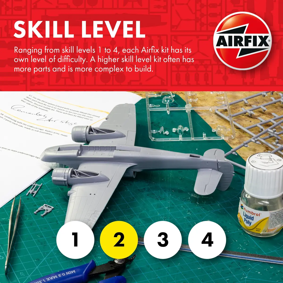 Airfix WWII RAF Bomber Re-Supply Set 1:72 Scale | Authentic Military Diorama Kit - view 3
