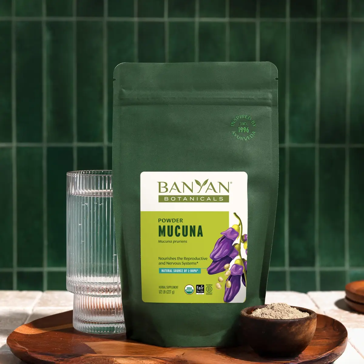 Banyan Botanicals Kapikacchu Powder 8 Ounce | USDA Organic Mucuna pruriens for Nervous & Reproductive Support - view 4