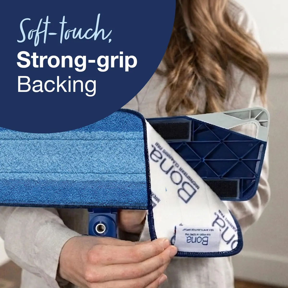 Bona Microfiber Sweep & Clean Mop for Multi-Surface Floors | Versatile, Adjustable, Reusable - view 9