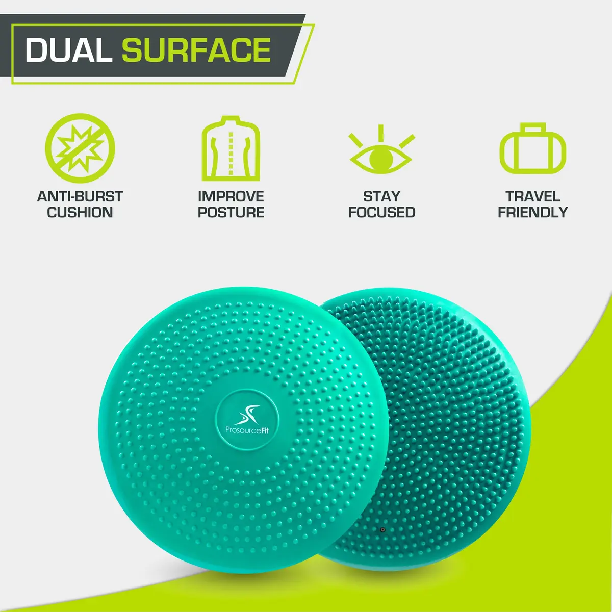 ProsourceFit Core Balance Disc Trainer 14” Diameter | Improve Posture & Stability - view 4