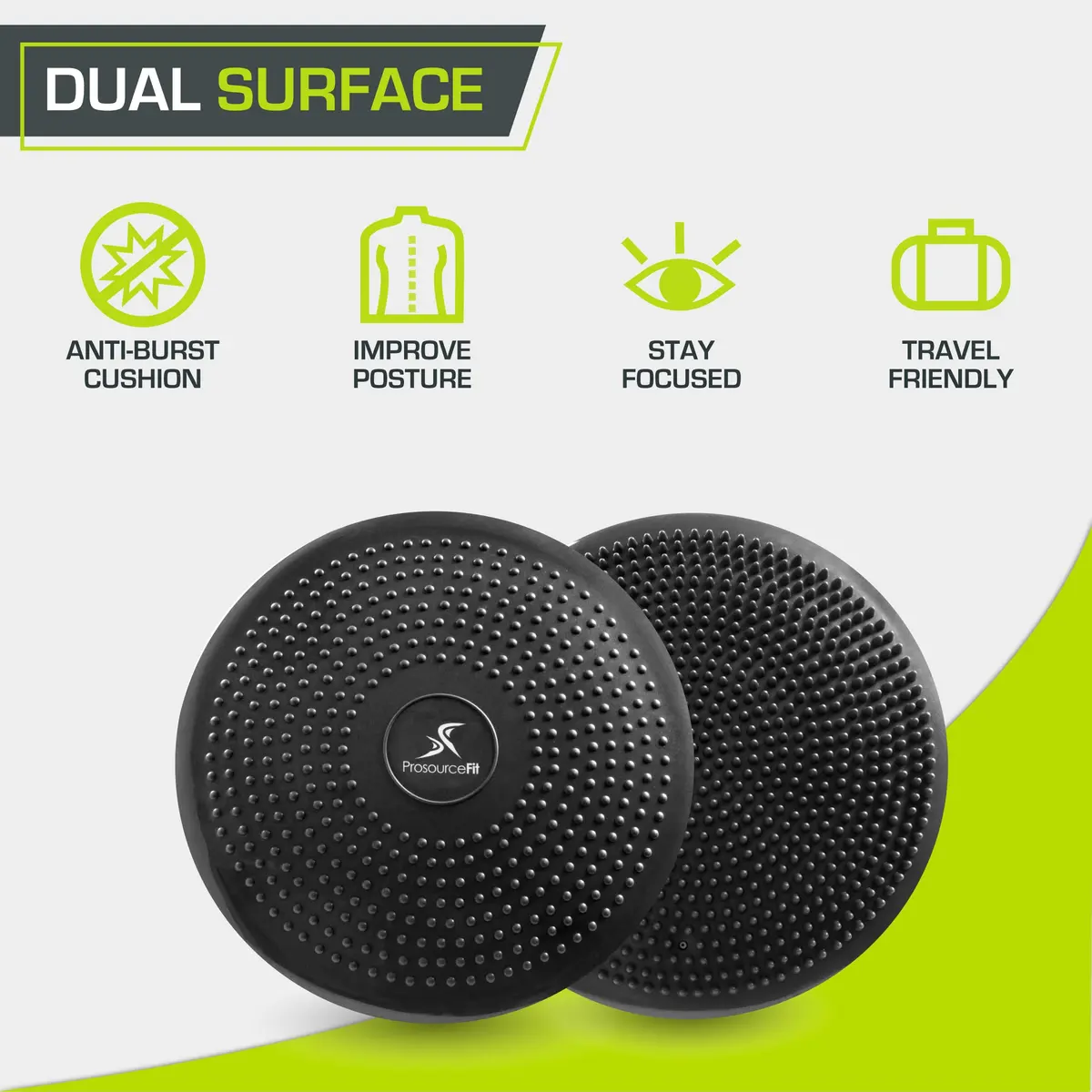 ProsourceFit Core Balance Disc Trainer 14” Diameter | Improve Posture & Stability - view 3