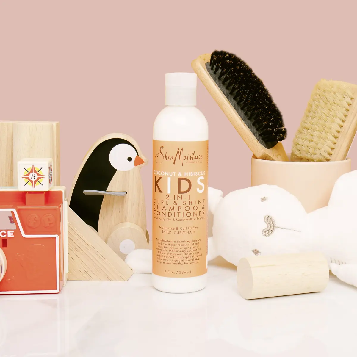 Shea Moisture Coconut & Hibiscus Kids Extra Moisturizing Detangler 237ml (8 Fl Oz) | For Wavy, Curly Hair - view 9