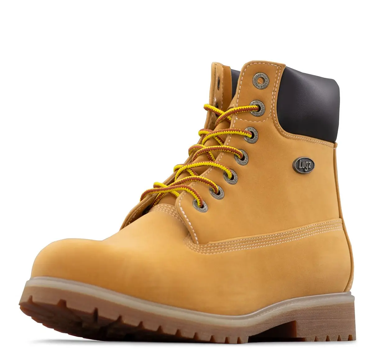 Lugz Men's Convoy Classic 6-inch Chukka Boot, Golden Wheat/Bark/Tan/Gum, 8 M | Durable Casual Work Boot - main product image