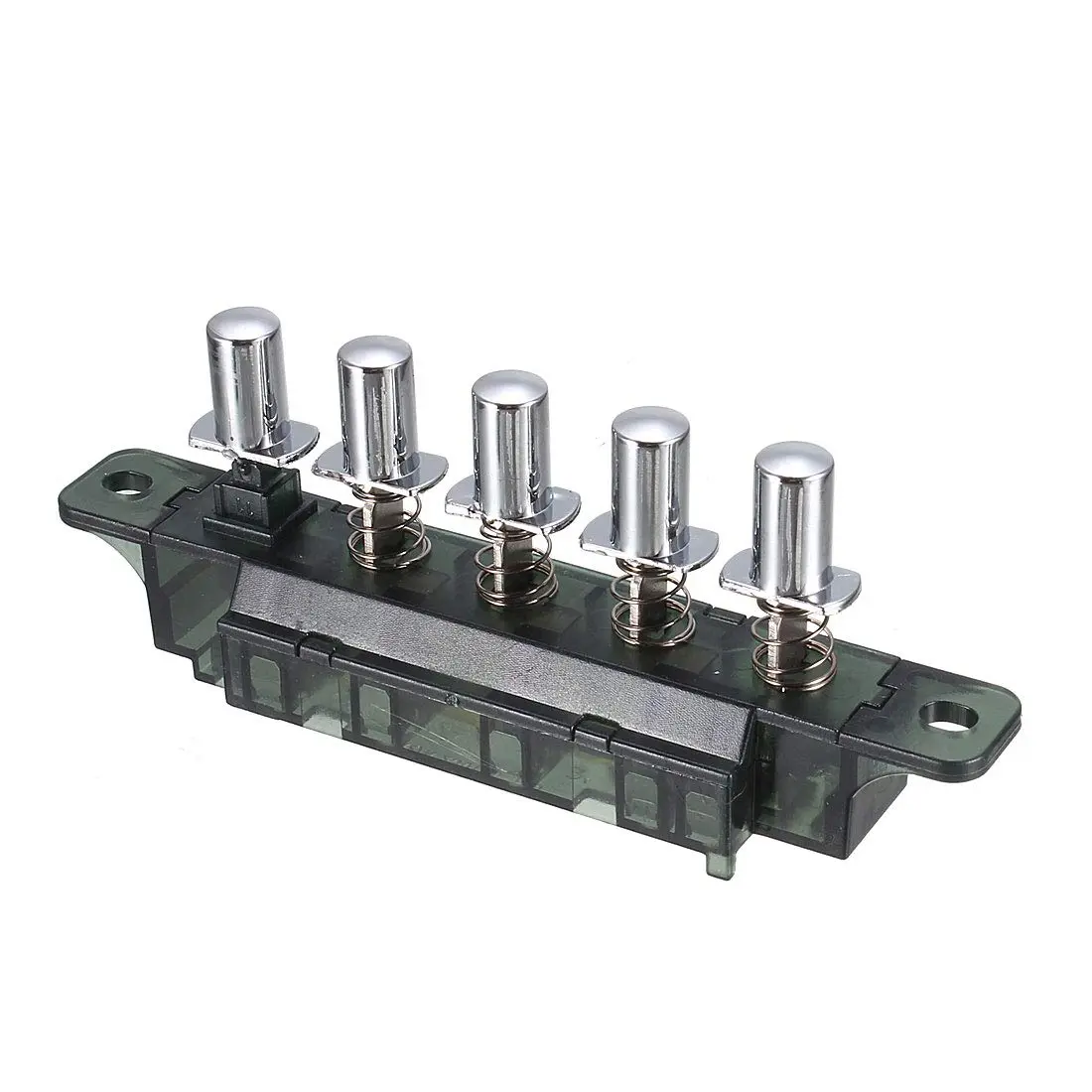 sourcing map AC 250V 4A Piano Type Key Board Switch for Range Hood | 5 Keys, Interlock & Latching - main product image