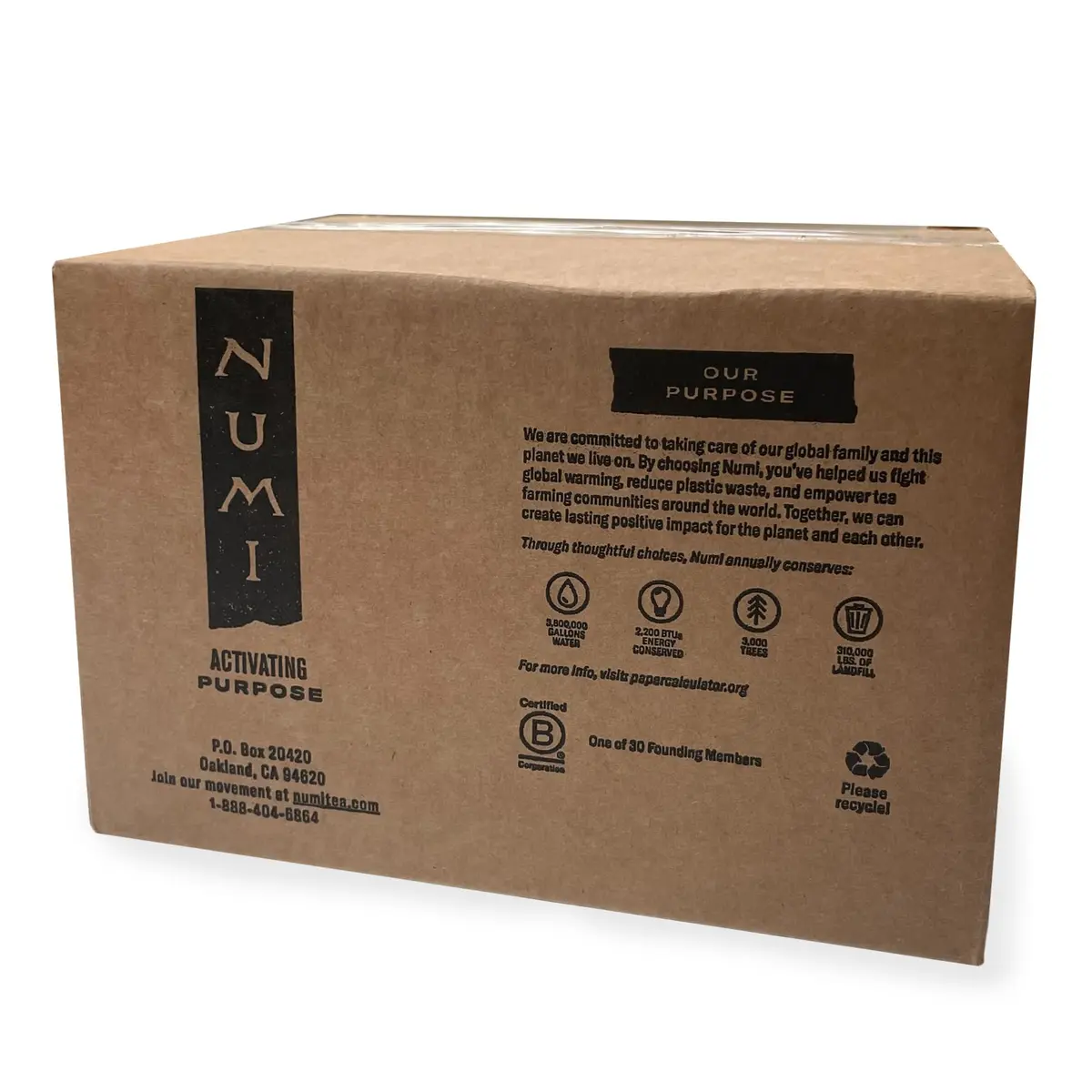 Numi Organic Rooibos Tea, 100 Herbal Tea Bags, Caffeine Free | Organic, Natural & Fair Trade (70-120 chars) - view 3