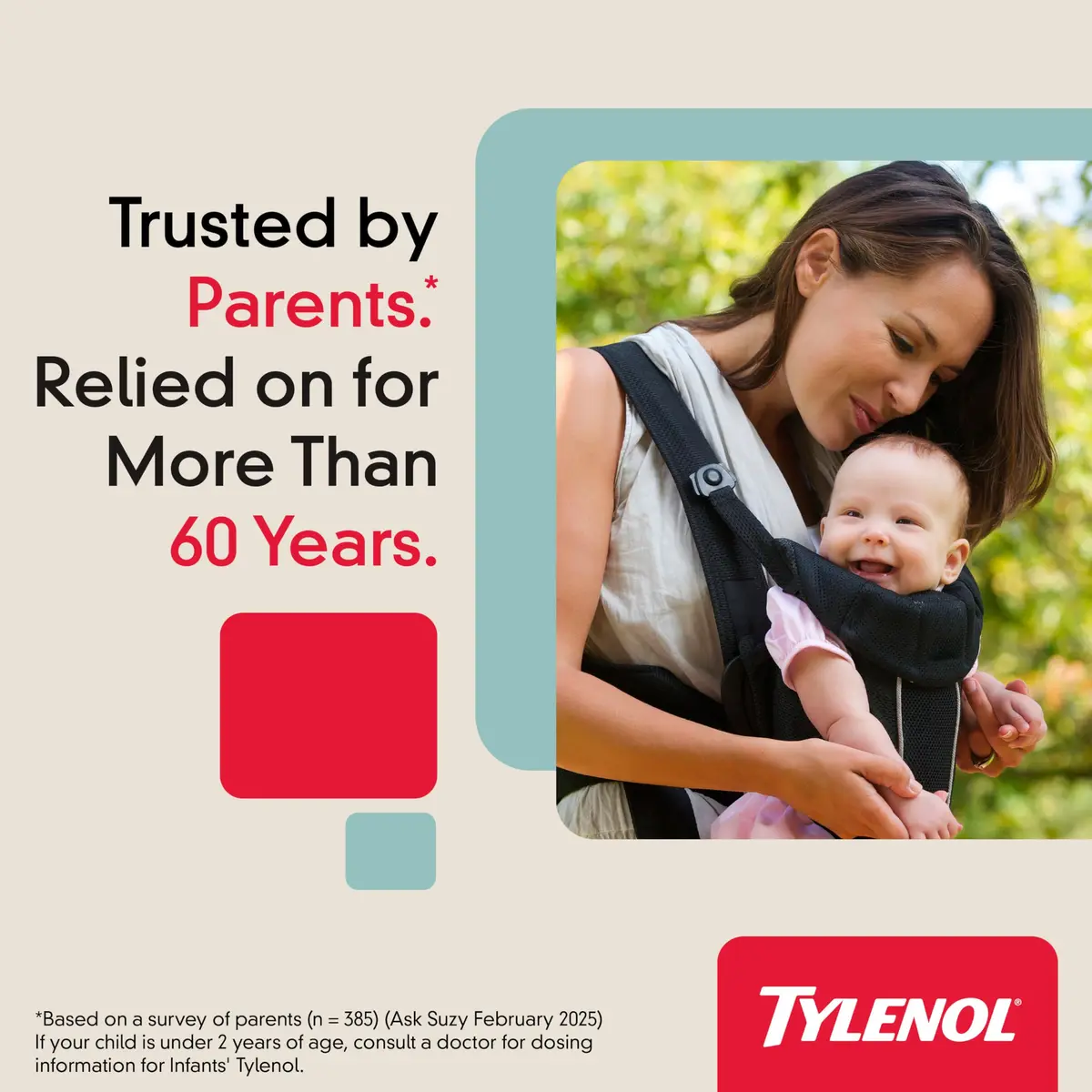 Tylenol Infants' Acetaminophen Oral Suspension Cherry Flavor 2 fl. oz (59 ml) | #1 Pediatrician-Recommended Pain & Fever Relief - view 4
