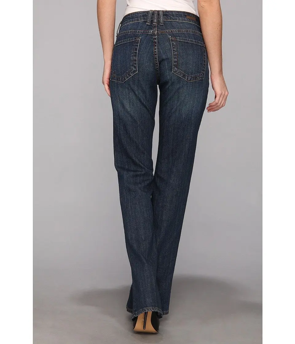 KUT from the Kloth Natalie High Rise Bootcut Jeans for Women – Contrast Topstitching – Blended Fabric Exceptional 2 33 | Flattering Fit, 33-inch Inseam - view 3