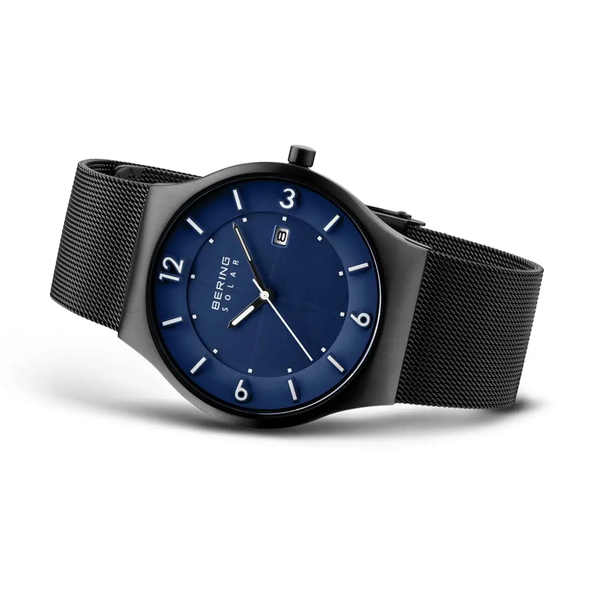 BERING Men's Slim Solar Watch 40MM | Minimalist Denmark Design | Scratch-Resistant Sapphire - view 2