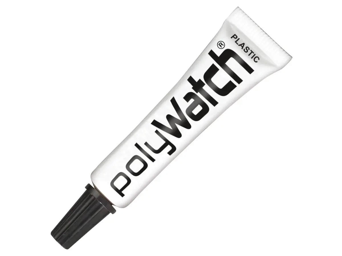Polywatch Watch Polish for Plastic Crystal 5ml (0.17 Fl Oz) | Removes Scratches for Mirror Finish - main product image