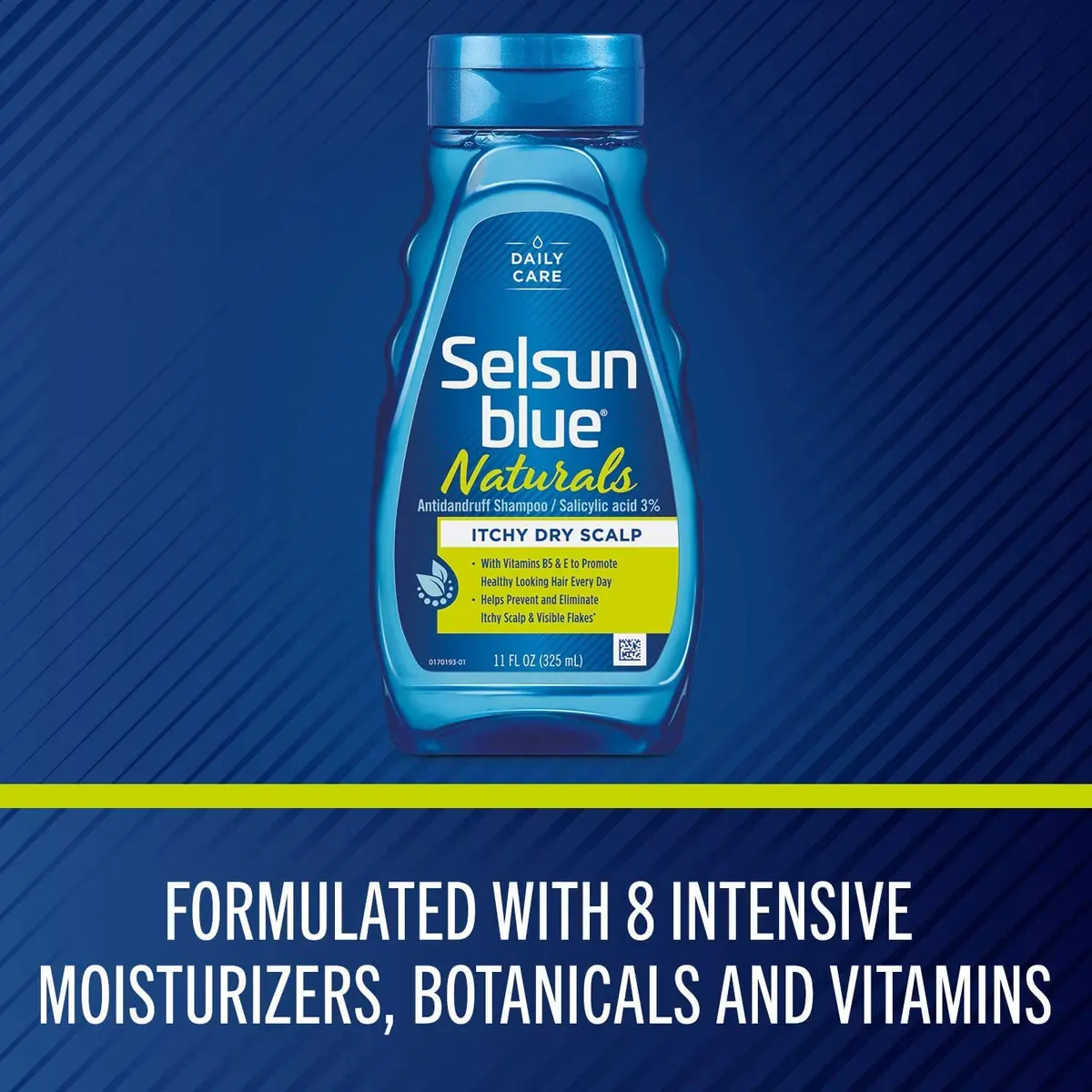 Selsun Blue Shampoo Naturals Dandruff Itchy Dry Scalp 325ml | Moisturizes & Relieves Flakes - view 4