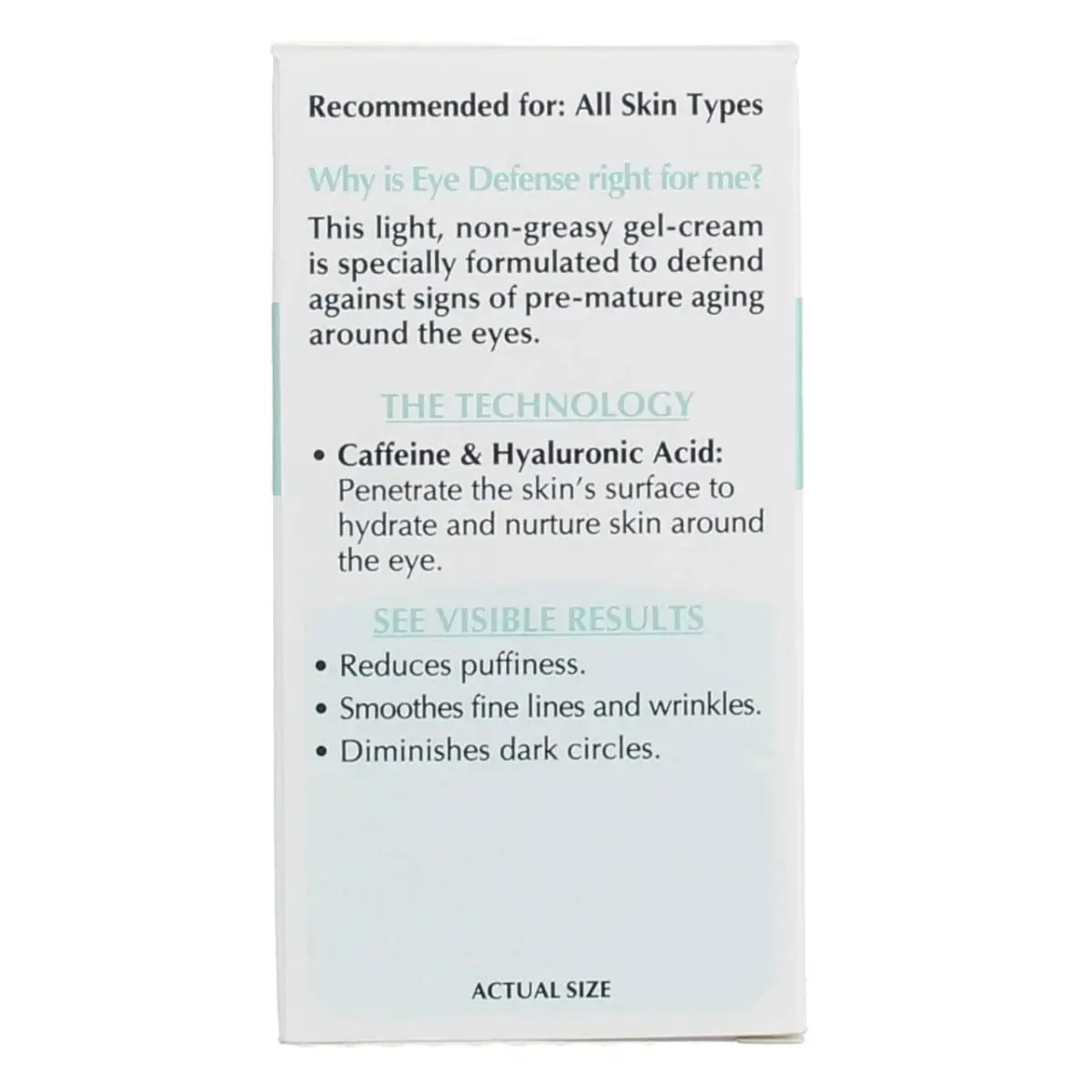 L'Oreal Paris Eye Defense Gel 15ml (0.5 Fl Oz) Pack of 2 | Caffeine & Hyaluronic Acid for Puffiness & Fine Lines - view 2