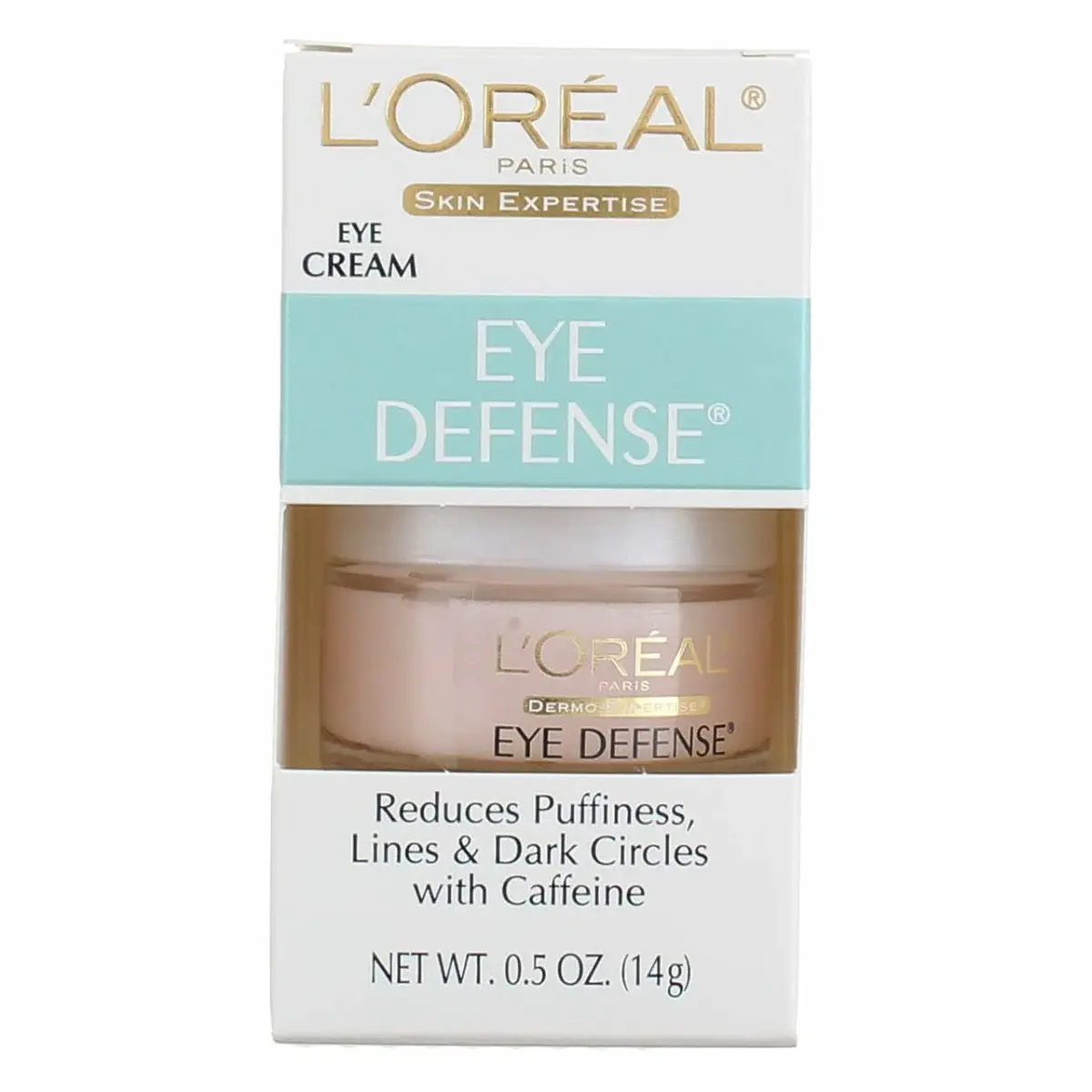 L'Oreal Paris Eye Defense Gel 15ml (0.5 Fl Oz) Pack of 2 | Caffeine & Hyaluronic Acid for Puffiness & Fine Lines - view 3