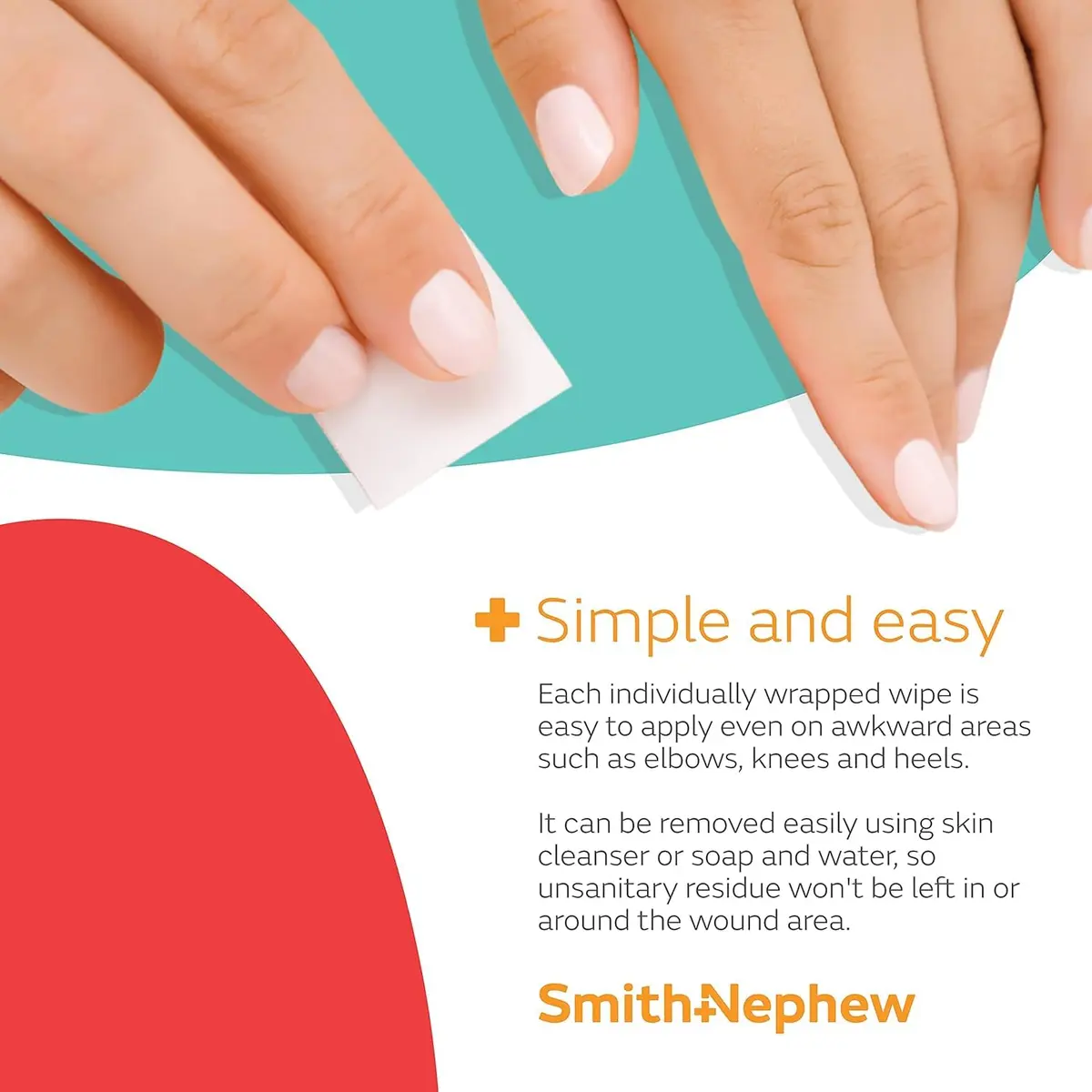 Smith & Nephew Skin-Prep Protective Wipes 50 Count (Pack of 2) | Skin Barrier Support for Adults - view 7