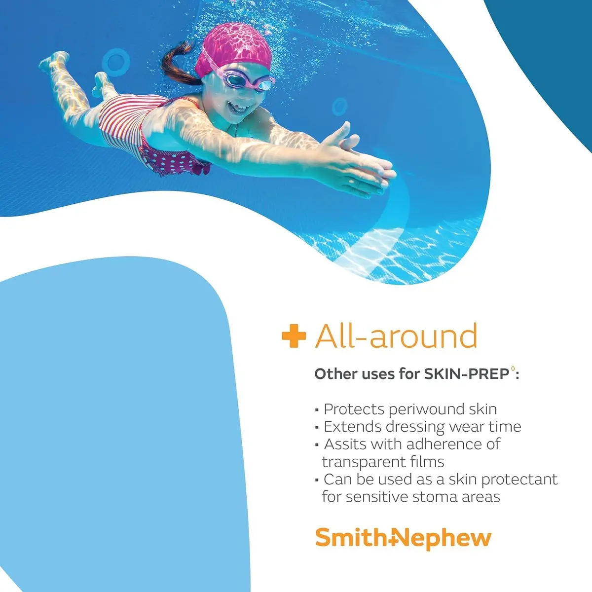 Smith & Nephew Skin-Prep Protective Wipes 50 Count (Pack of 2) | Skin Barrier Support for Adults - view 9
