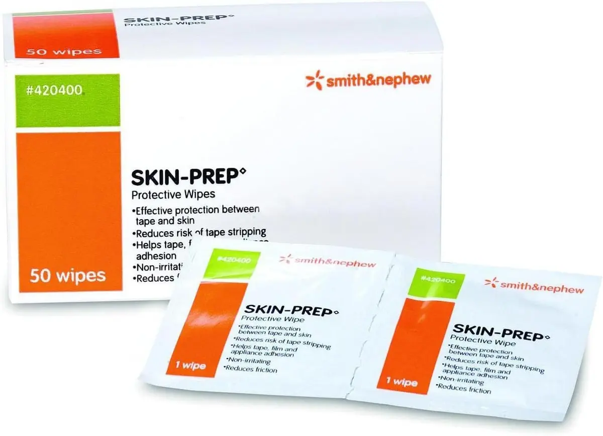 Smith & Nephew Skin-Prep Protective Wipes 50 Count (Pack of 2) | Skin Barrier Support for Adults - view 2