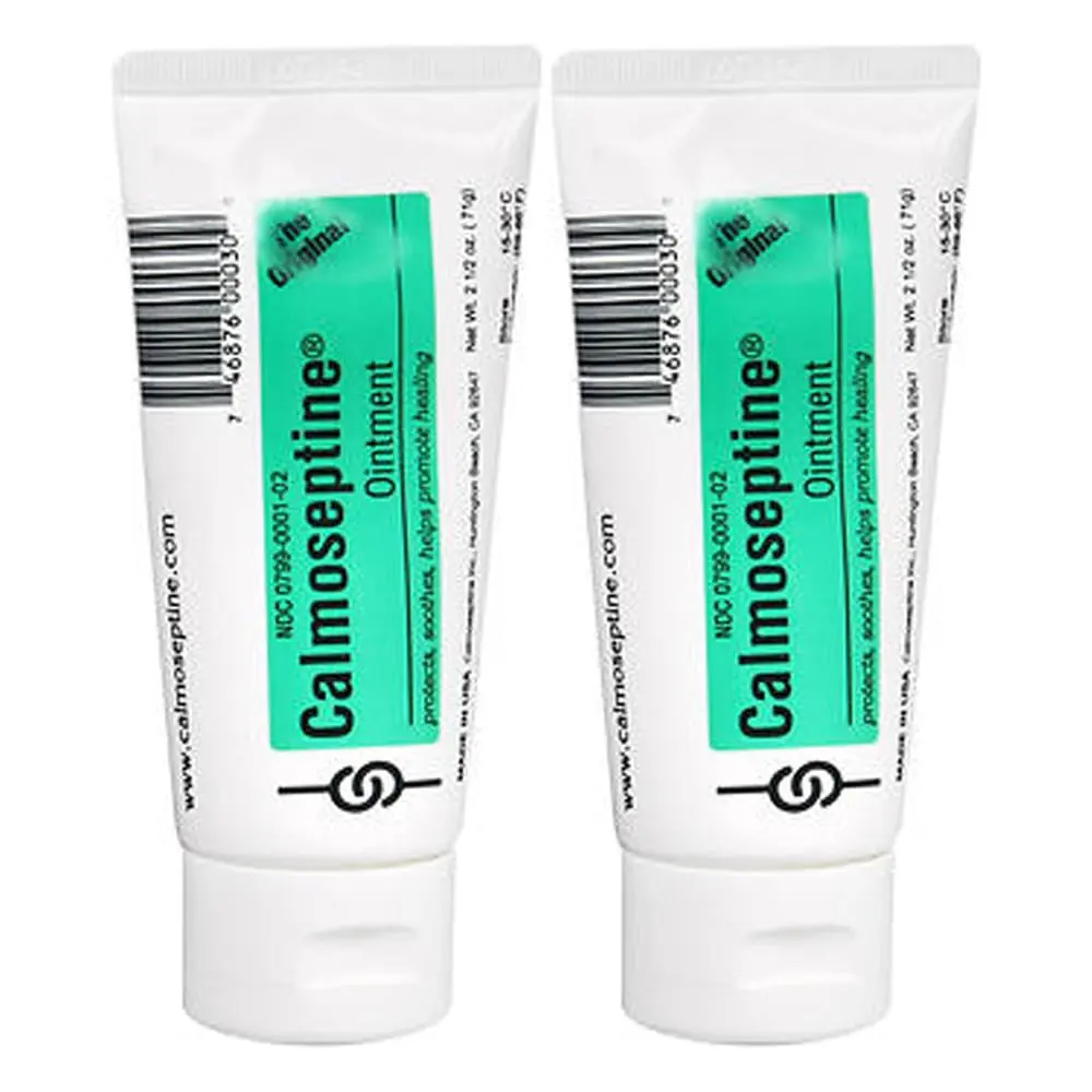 Calmoseptine Diaper Rash Ointment Tube 2.5 oz | Skin Protectant for Irritations - main product image