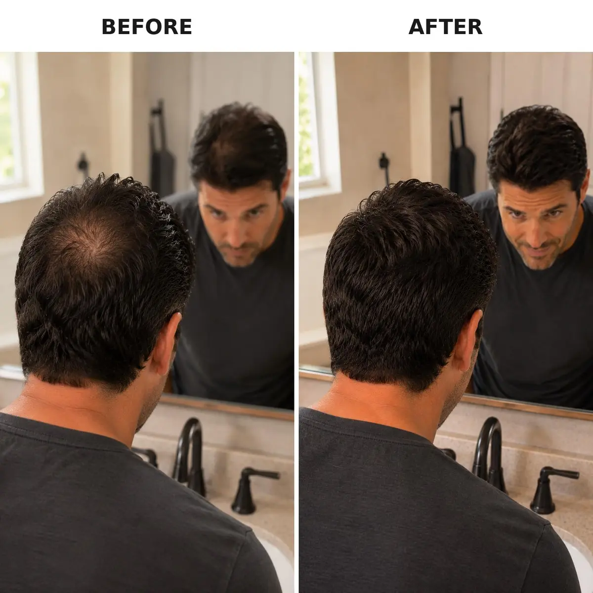 Thicken It 100% Scalp Coverage Hair Powder Black | Water-Resistant, Talc-Free, 0.32 oz - view 2