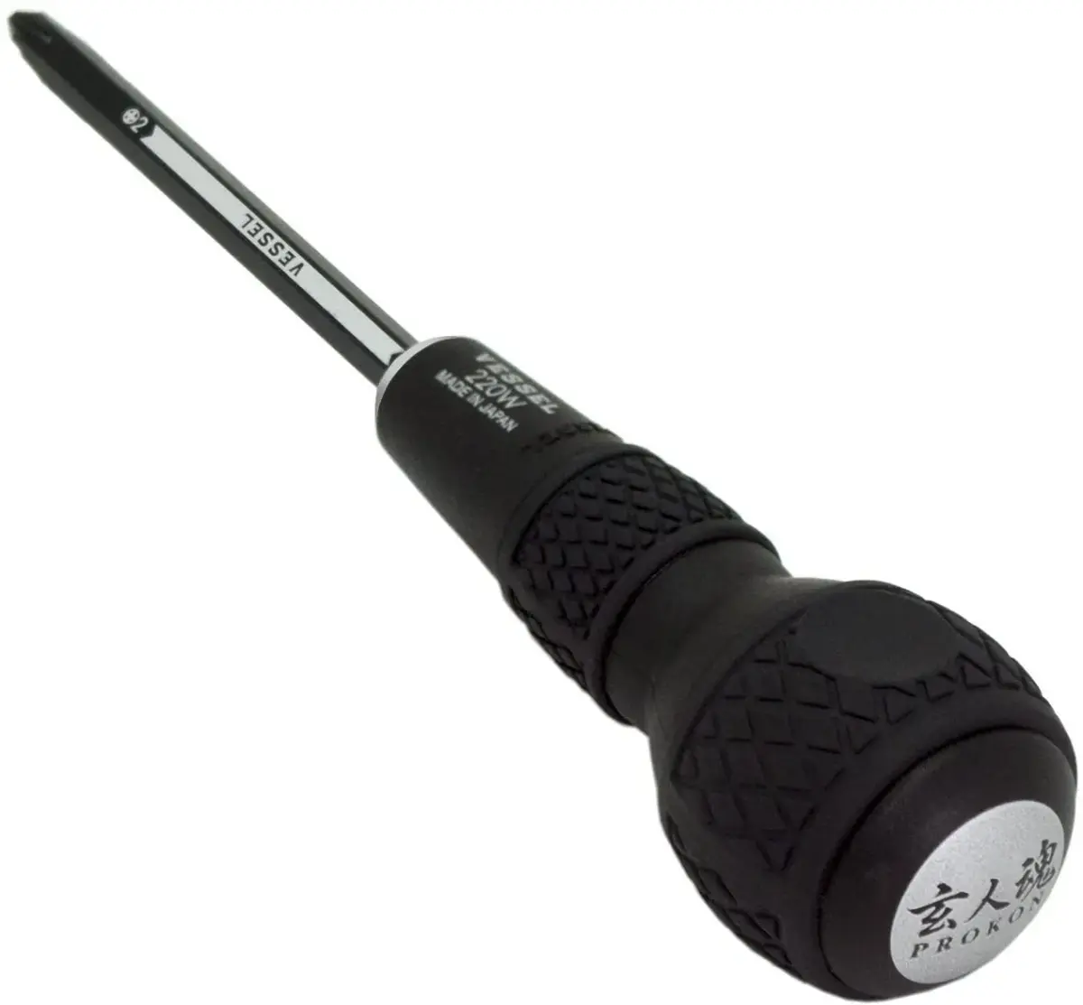 VESSEL Ball Grip Interchangeable Screwdriver Set with 6 Hex Bits | 10 cm (3 inch) Blade Length - view 5