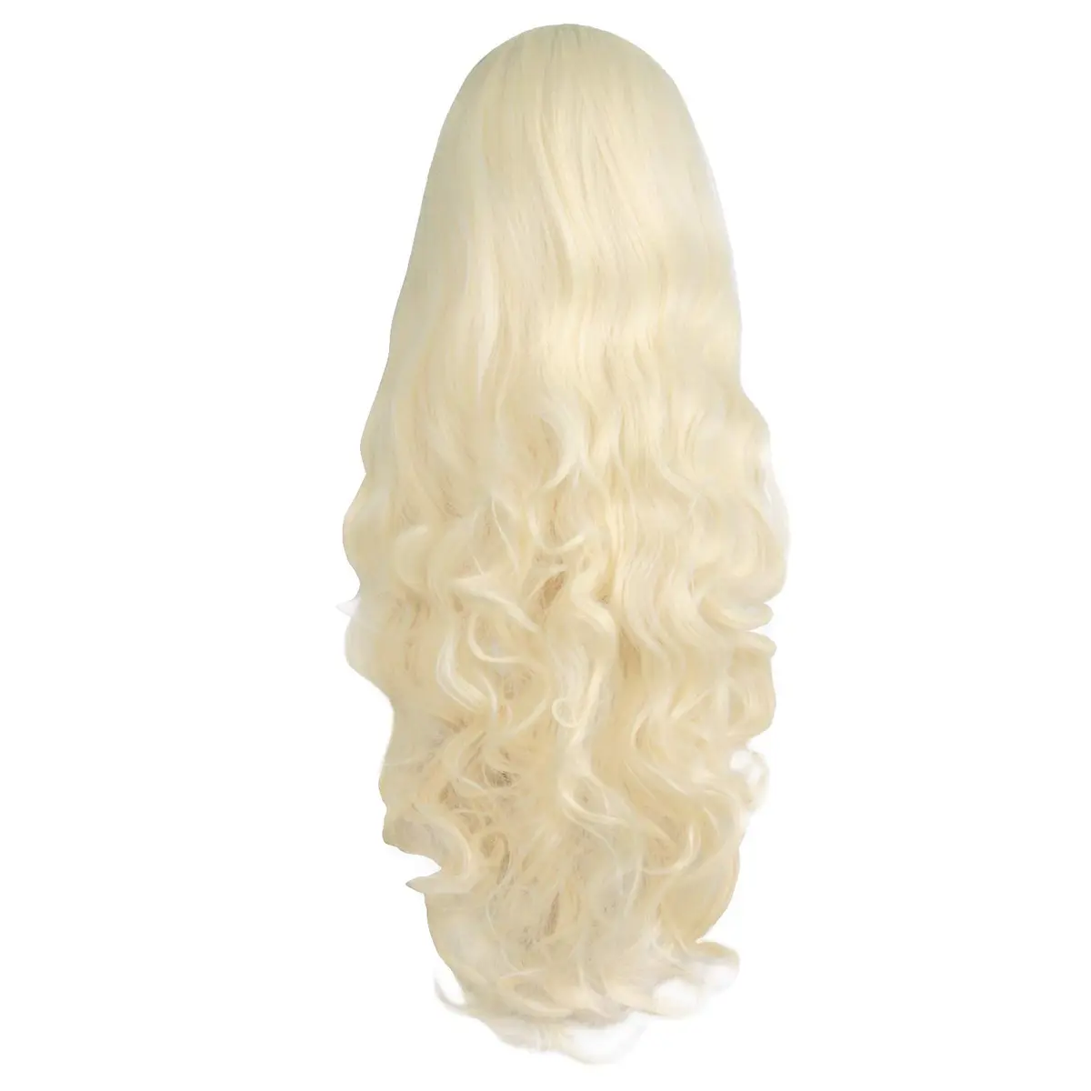 MapofBeauty 32 Inch Spiral Curly Cosplay Wig, Light Blonde | Heat Resistant Synthetic Hair - view 4