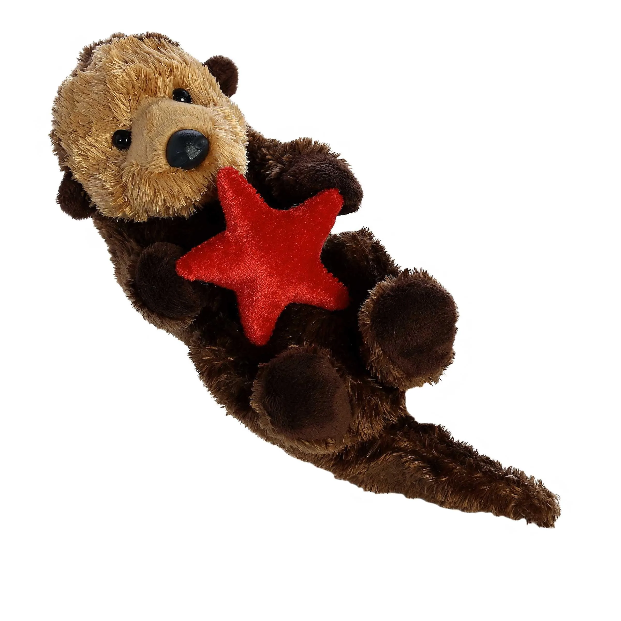 Aurora Adorable Mini Flopsie Otto Stuffed Animal - 8 Inch Brown Plush Otter Toy | ASTM-Tested for Kids All Ages - main product image