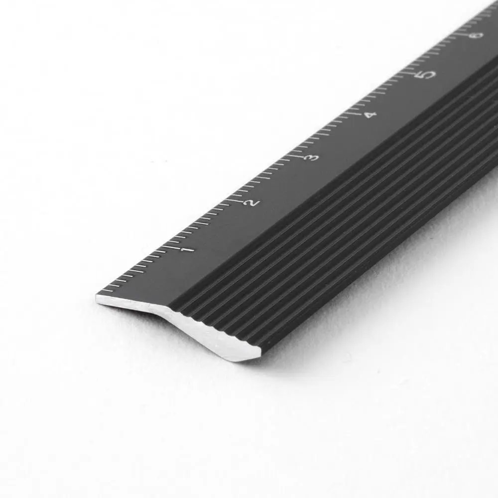 Midori Aluminium Ruler 15cm Black | Classic Drafting Tool for Precision Measurement - view 3
