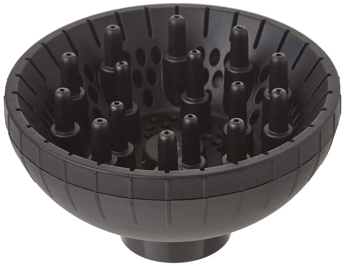 BaBylissPRO BABDF2 Snap-On Diffuser Attachment for Rapido & Brava Hair Dryers | Black - main product image